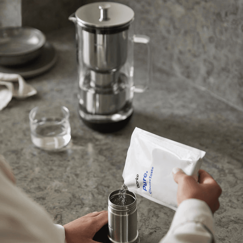 Glass Purifier Water Jug, 1.1L, Clear