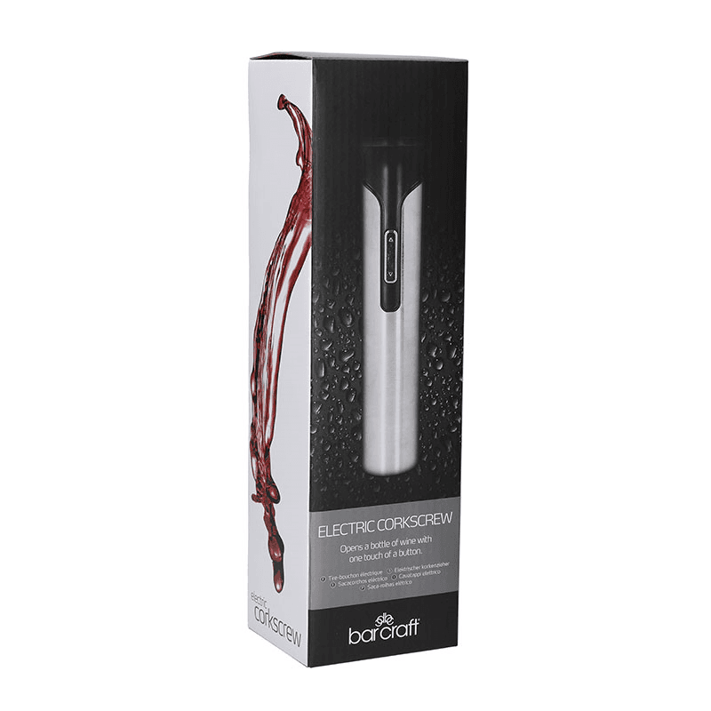 Electric Corkscrew, Stainless Steel