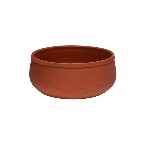 Image showing the Kew Temperate House Handthrown Statement Bowl, D30cm, Burnt Umber product.