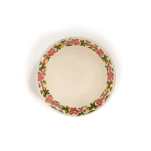 Image showing the Vine Bowl, D23cm, Green and Pink product.