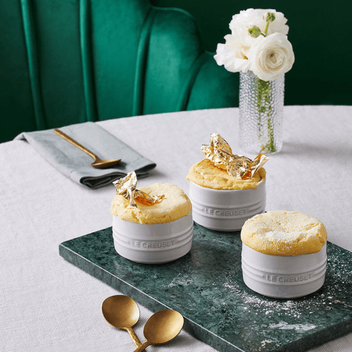 Image showing the Stoneware Stackable Ramekin, White product.