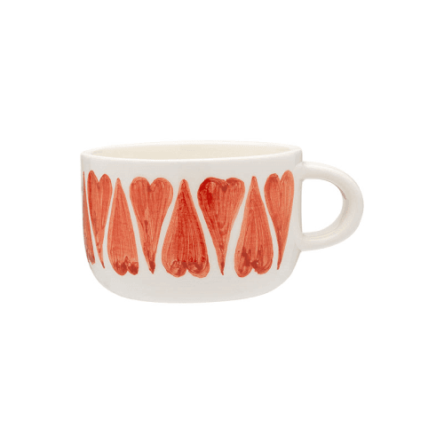 Image showing the Classic Love Cappuccino Mug, 500ml, Red product.