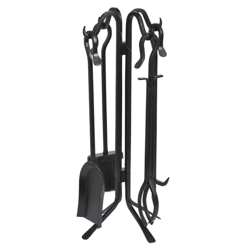 Image showing the Batsford Fireside Tool Set, Black product.