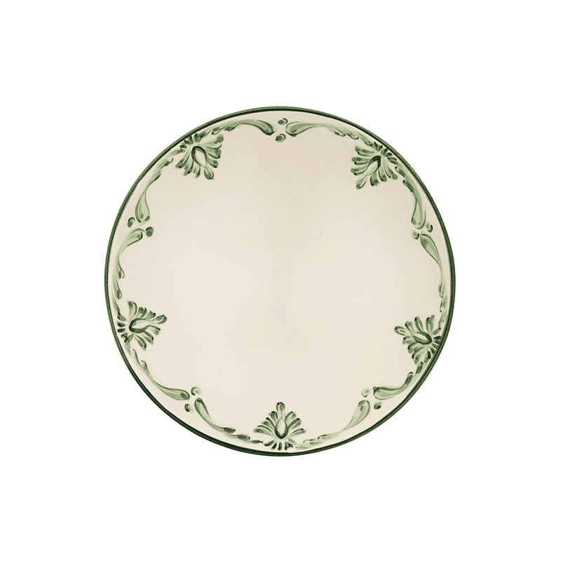 Eleanor Set of 6 Pasta Bowls, 22cm, Forest Green