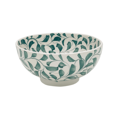 Image showing the Scroll Bowl, D17cm, Green product.