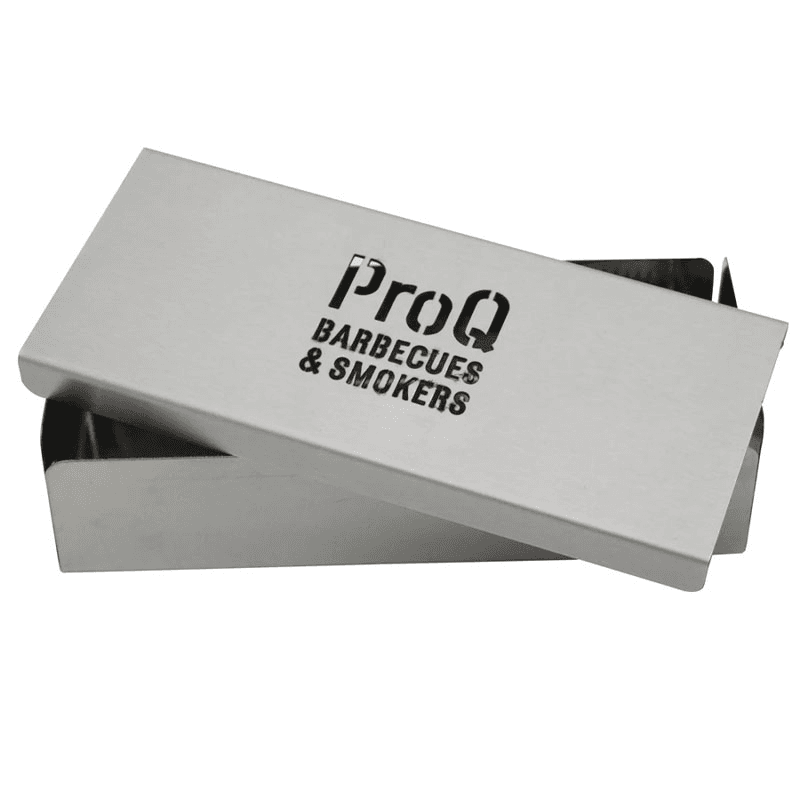 Wood chip smoker box, Silver
