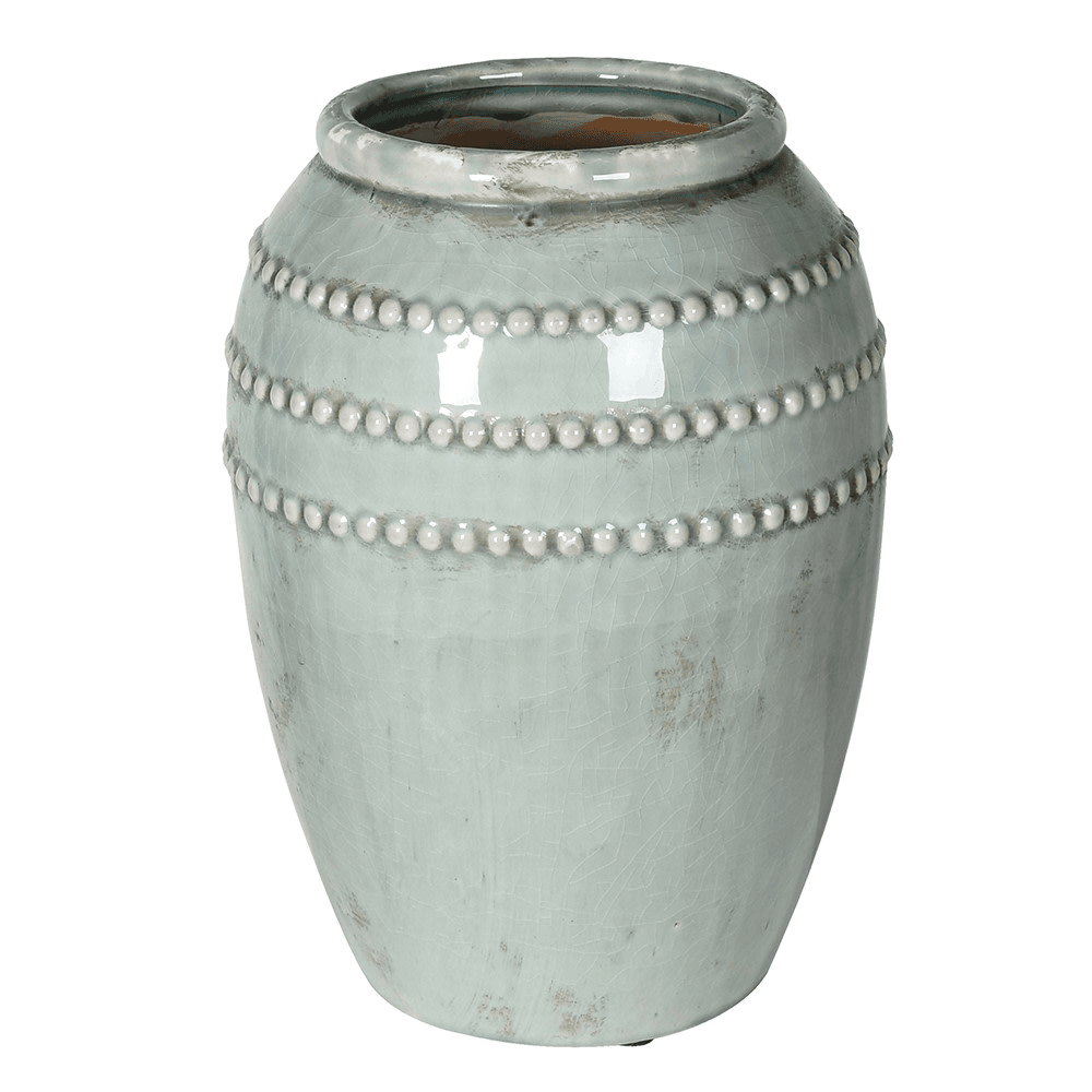 Bobble Vase, H31cm, Celadon