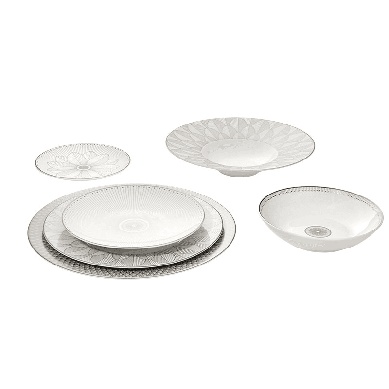 Malmaison Impériale Soup Bowl, D27cm, Platinum