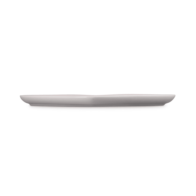 Stoneware Heart Serving Platter, 32cm, Shell Pink