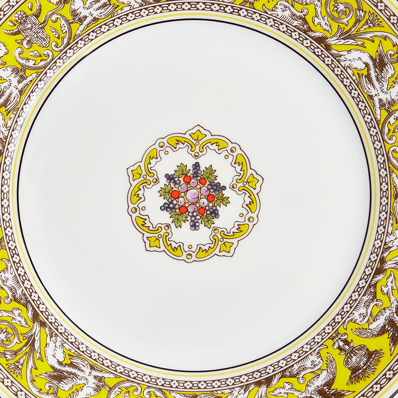Florentine Plate, D21cm, Citron