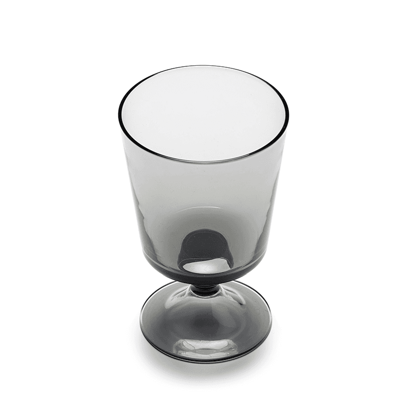 La Mère Set of 4 Red Wine Glasses, 270ml, Smoky Grey