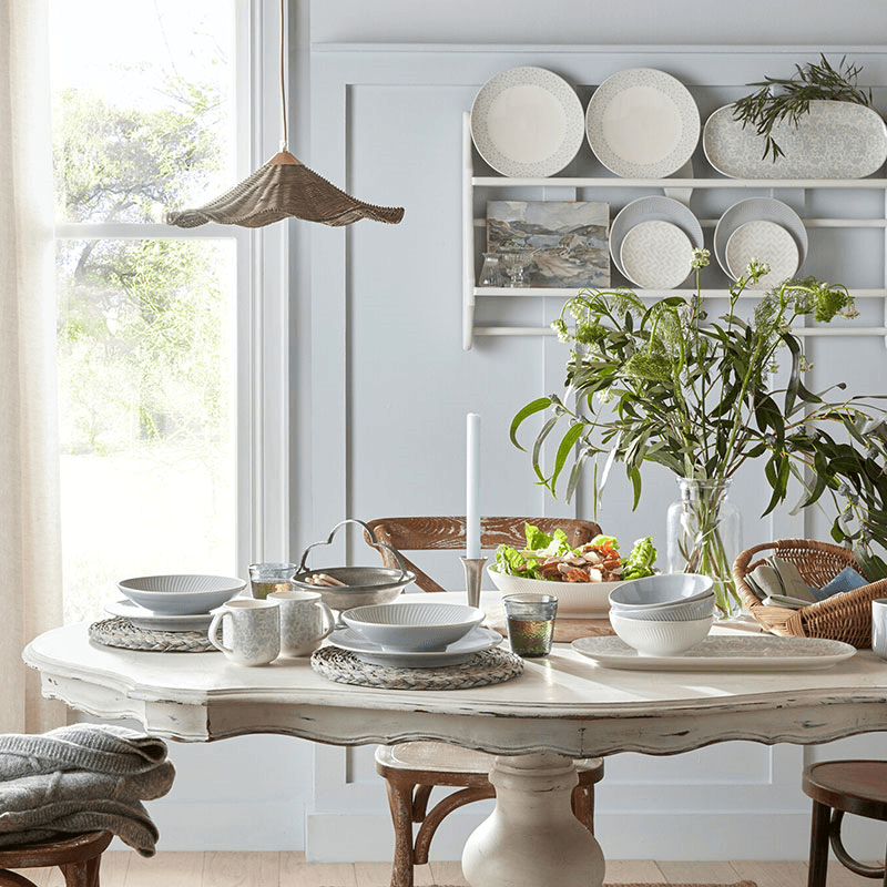 Arc Set of 4 Dinner Plates, D27.5cm, Grey