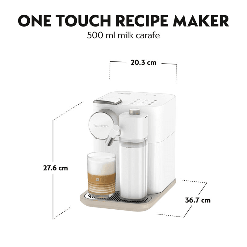 Gran Lattissima Coffee Machine, White