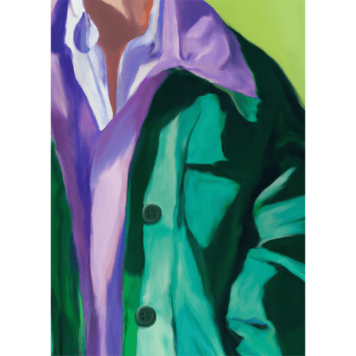 Image showing the Spring Jacket Art Print, 50 x 70cm product.