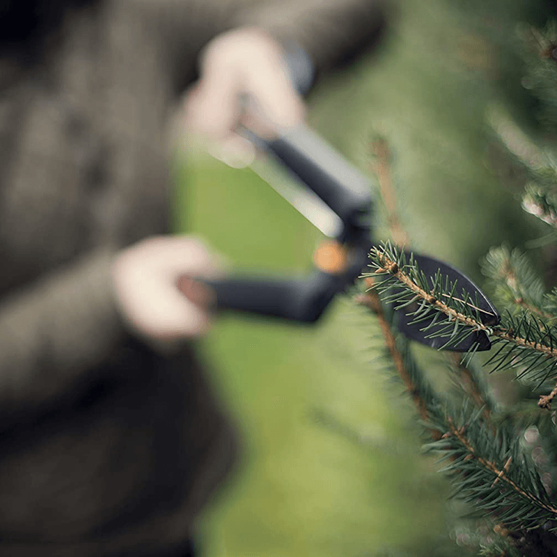 SingleStep Hedge Shear Wavy Blade HS22, Black/Orange