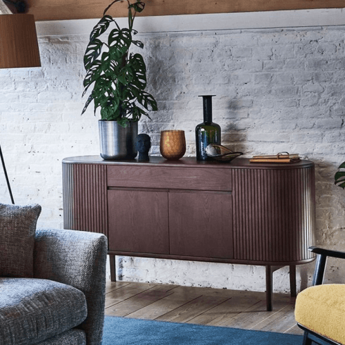 Image showing the Siena Sideboard, Dark Wood product.