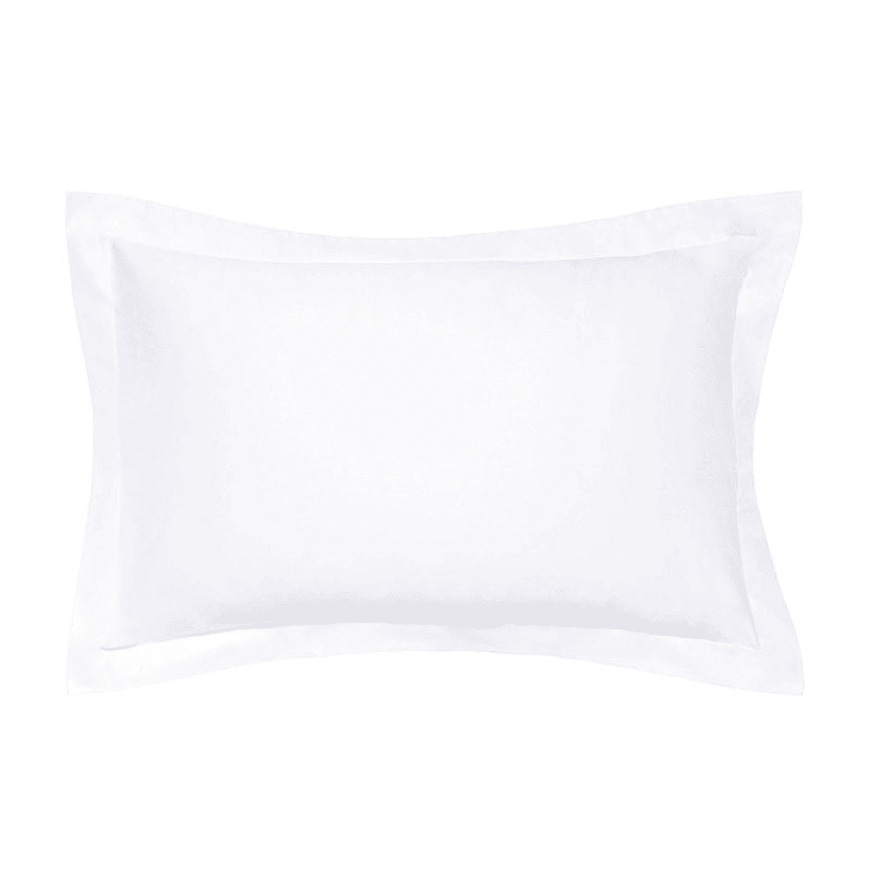 Bob Plain Dye Oxford Pillowcase, White