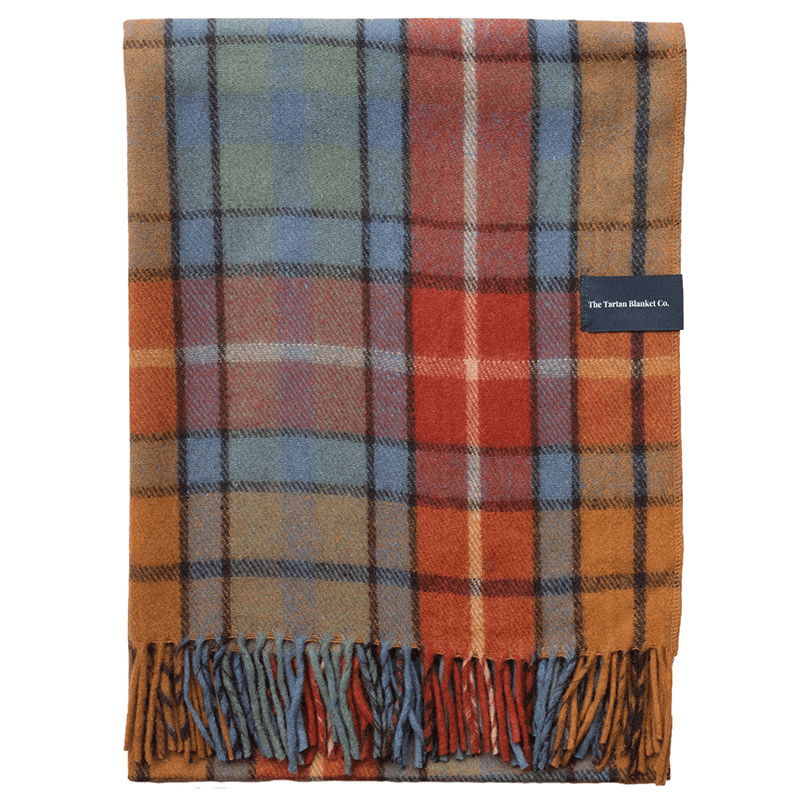Recycled Wool Blanket, 145 x 190cm, Buchanan Antique Tartan