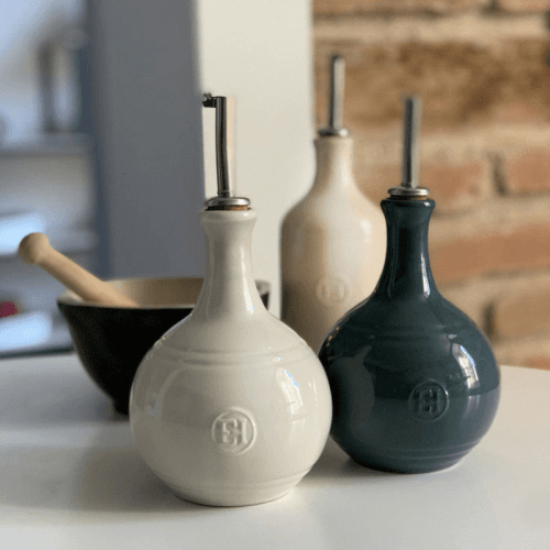 Image showing the Ceramic Vinegar Flask, 400ml, Cream product.