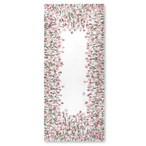 Image showing the Tulip Tablecloth, L165 x W380cm, Pink product.