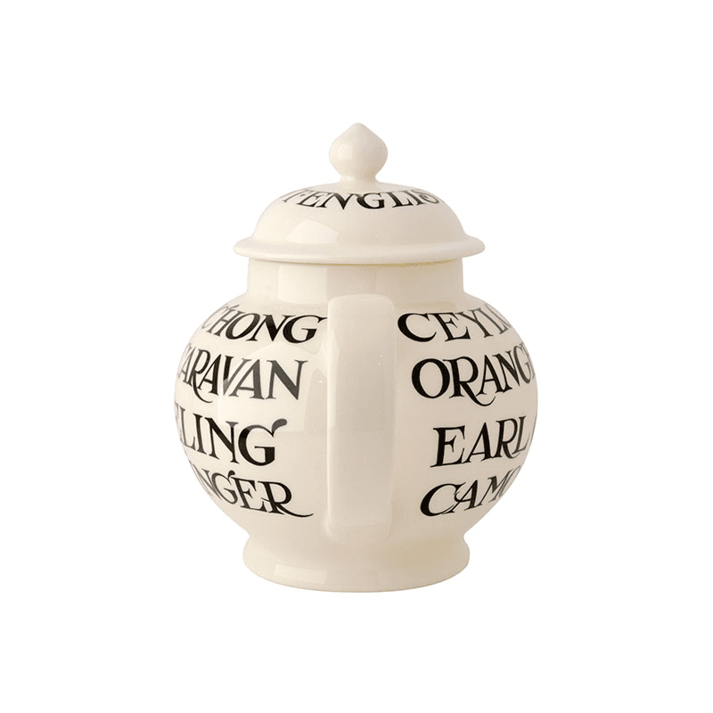 Black Toast Teapot, 1.6l, Cream