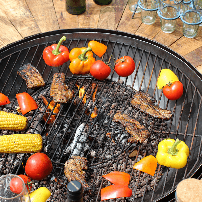 Firebowl Table, D120cm x H52cm, Black