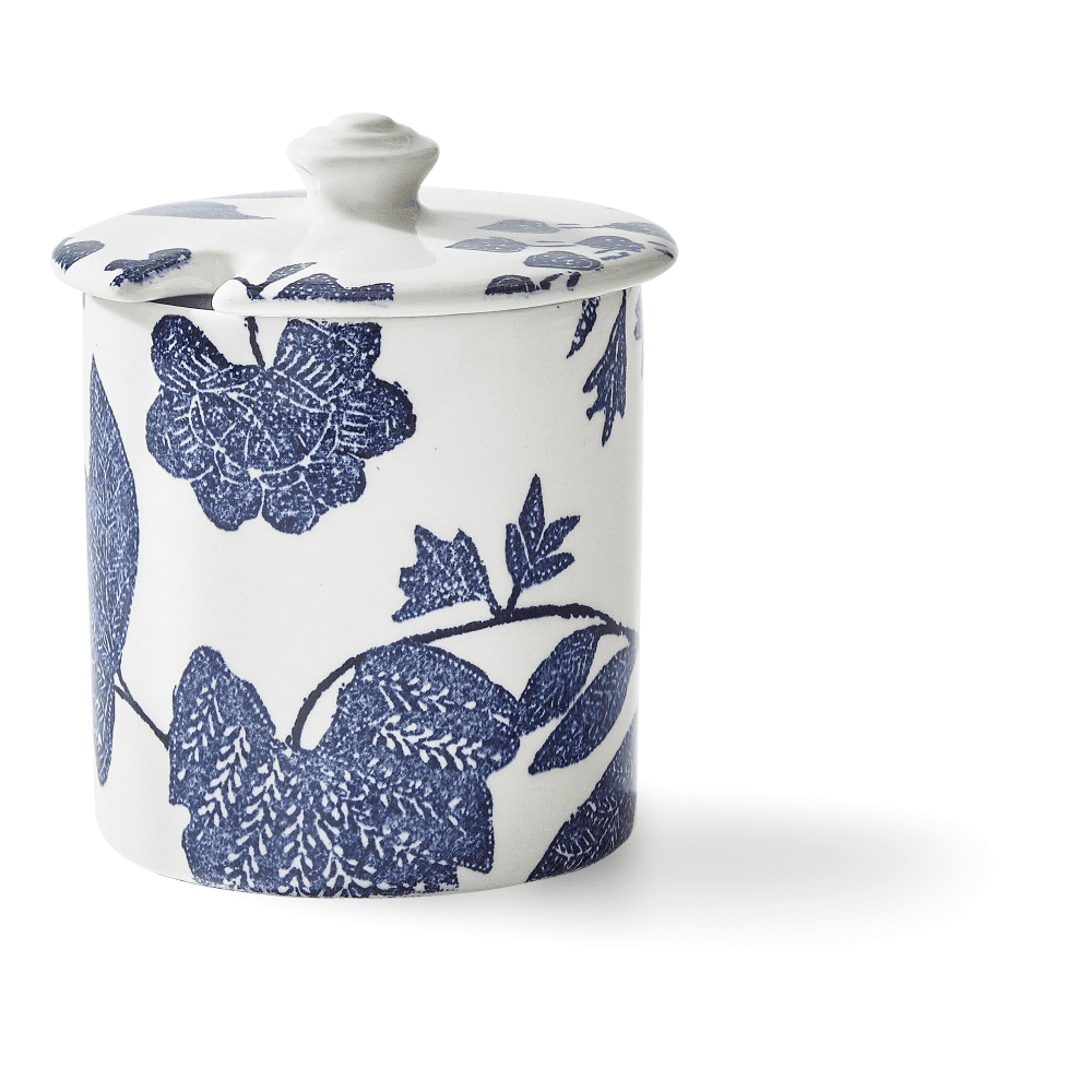Burleigh - Garden Vine Sugar pot, 9 x 10.5 - 284ml, Indigo
