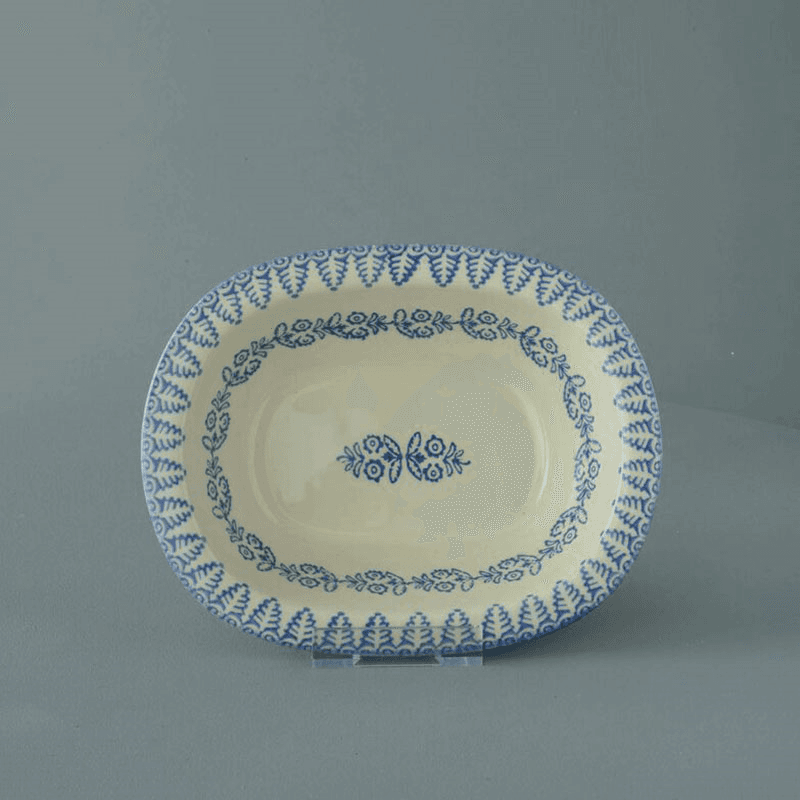 Lacey Blue Pie dish