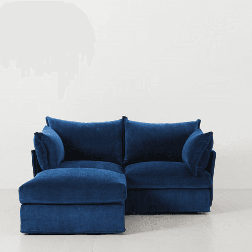 Image showing the Model 06 2 Seater Sofa With Chaise, Navy product.
