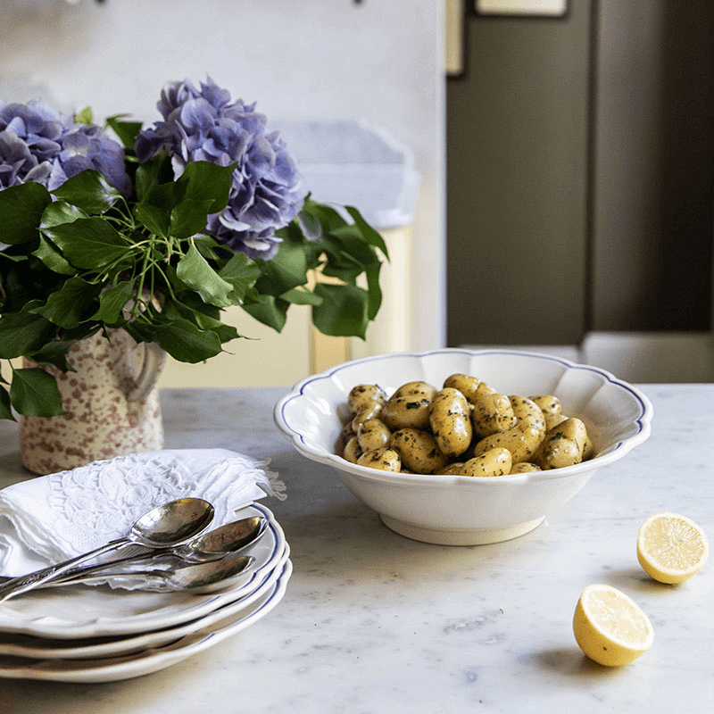 Romilly Serving Dish, L41 x W27cm, Blue