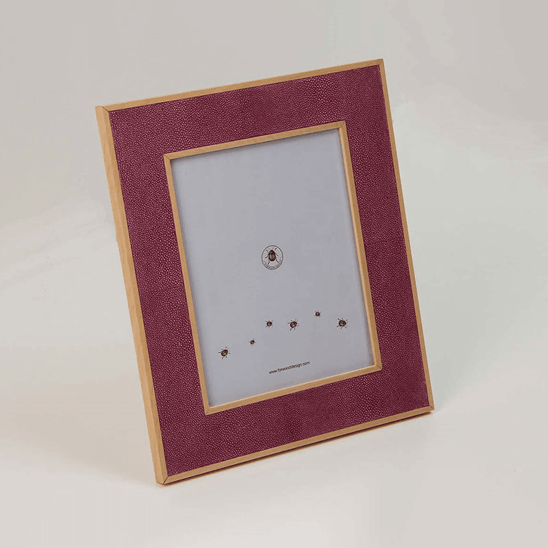 Classic Photo  Frame, 10 x 8", Pink Shagreen