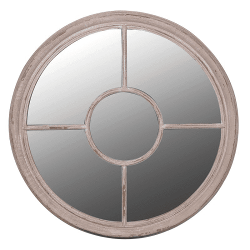 Image showing the Round mirror, 90cm, taupe product.