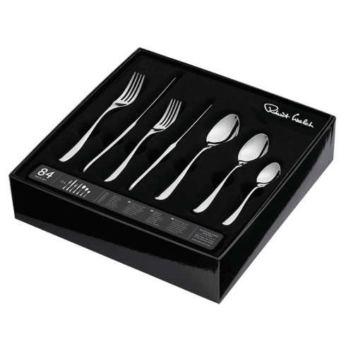 Image showing the Arden Bright 84 piece cutlery set, Stainless Steel product.