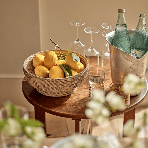 Image showing the Ashcroft Bowl, D30cm, Rattan product.
