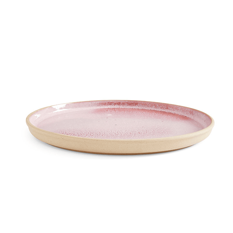Minerals Set of 4 Dinner Plates, D26.5cm, Rose Quartz