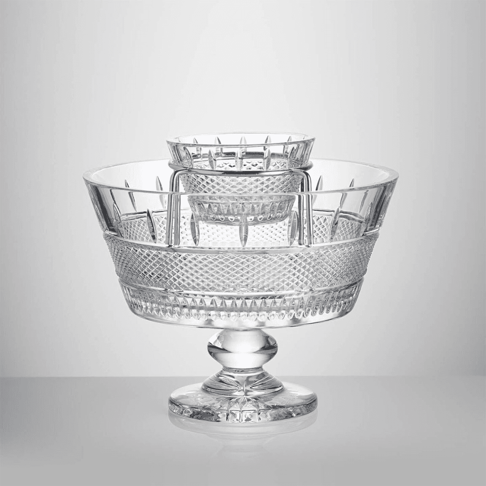 Mastercraft Irish Lace 2 Piece Caviar Set, Clear