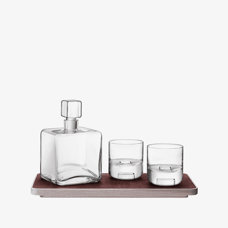 Cask Whisky Connoisseur Set, Clear & Ash