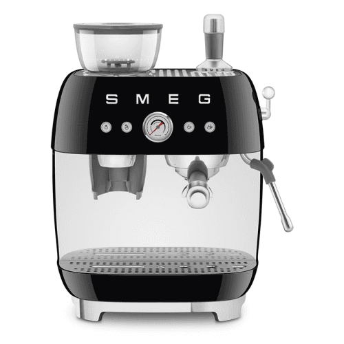 Image showing the Espresso Coffee Machine with Grinder, Black product.