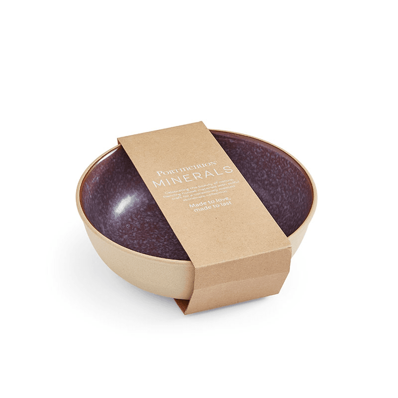 Minerals Serving Bowl, D24.5cm, Amethyst