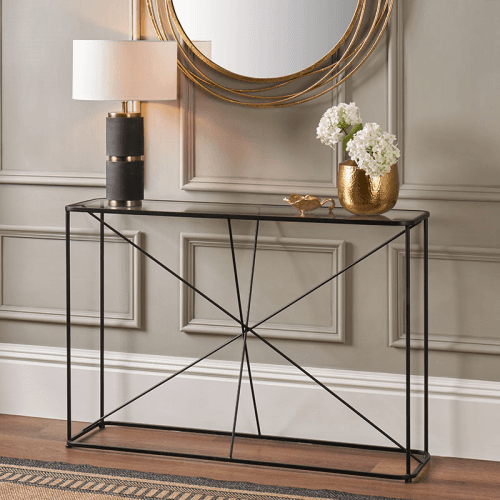 Image showing the Roxy Console Table, Black product.