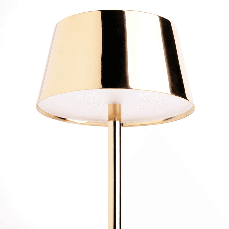 Scoon Rechargable Lamp, H32cm, Gloss Brass