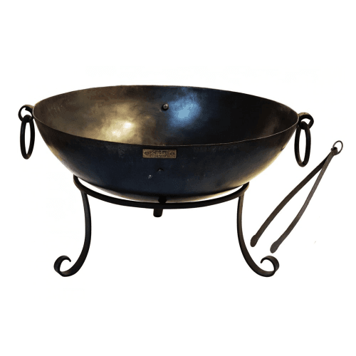 Image showing the Tula Firepit with stand, Black product.