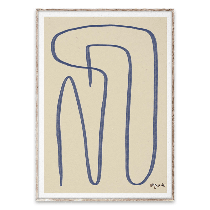 Different Ways FSC Print, 50 x 70cm, Blue