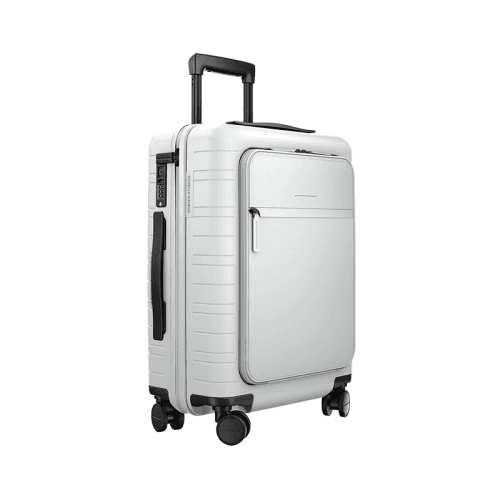 Image showing the M5 Essential Cabin Suitcase, H55 x W20 x L40cm, Light Quartz Grey product.