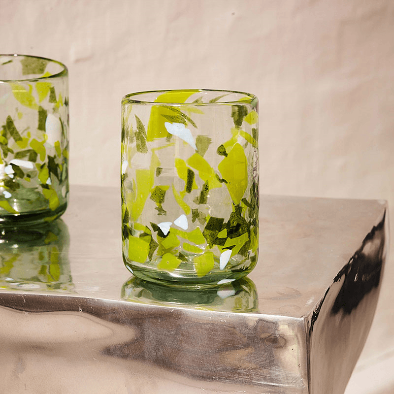 Jardin Set of 4 Tumblers, 350ml, Green