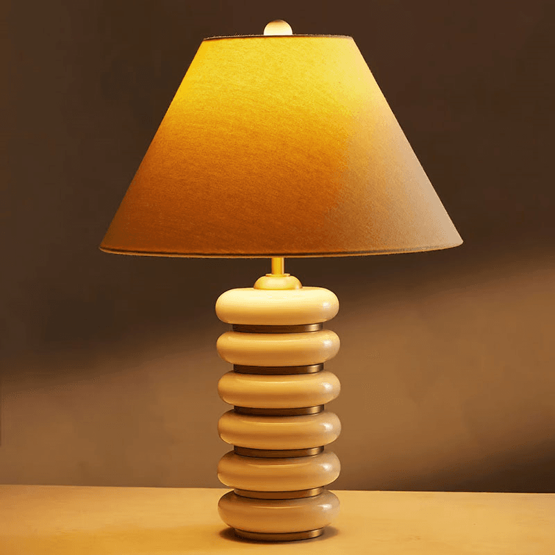 Greyson Table Lamp, H62cm, Cream