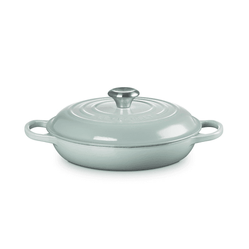 Image showing the Cast Iron Shallow Casserole, 26cm, Sea Salt product.