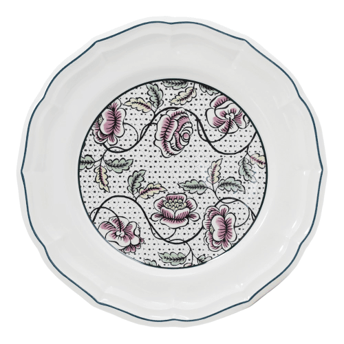 Image showing the Dominoté - Roses Set of 4 dinner plates, 26cm product.