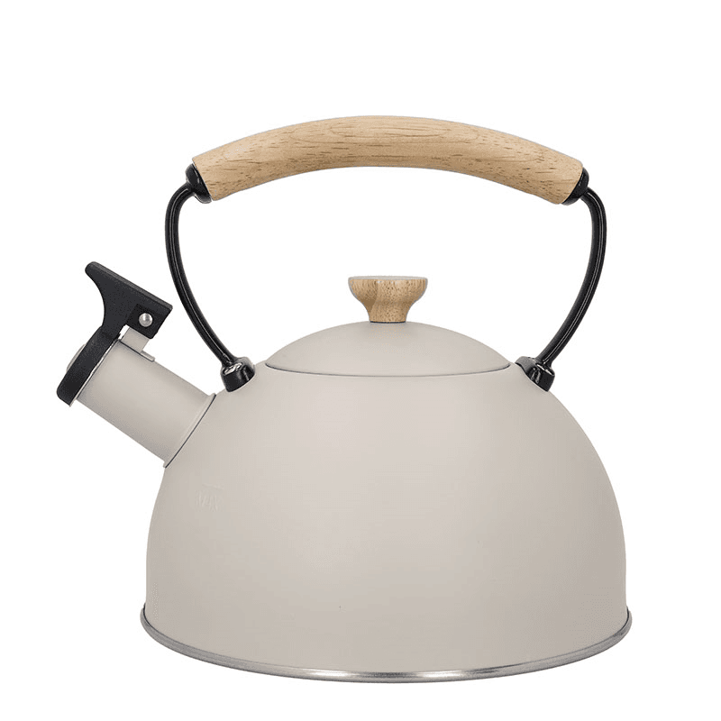 Whistling Kettle Wood Handle, 2.5L, Latte