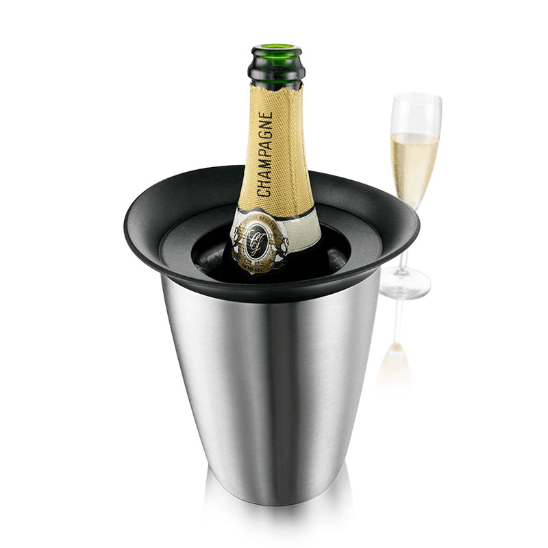 Active Champagne Cooler Elegant, Stainless Steel